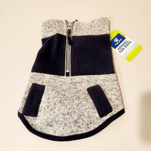 Top Paw Zip Up Fleece Sweatshirt for Dogs